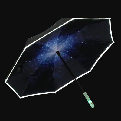 LED handle Inverted Umbrella